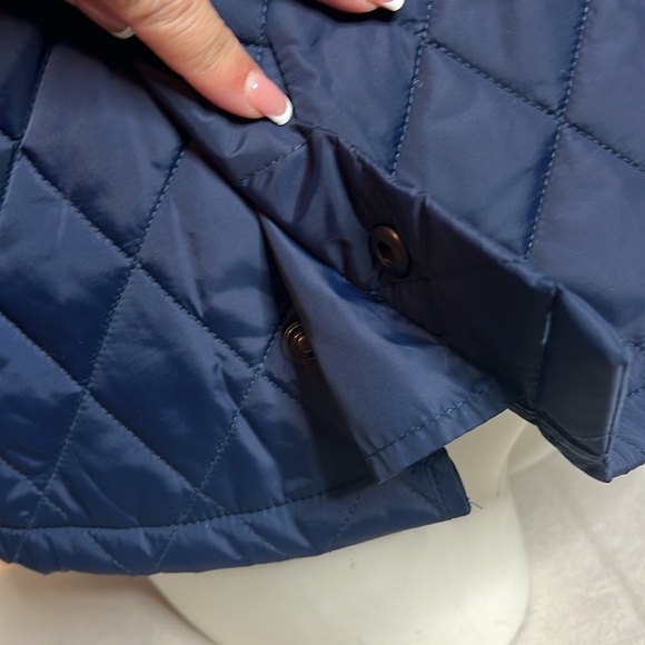 Polo Ralph Lauren Quilted Barn Jacket Navy XL – Corduroy Collar & Trim - Picture 10 of 12